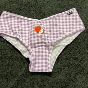 Purple Gingham pink Victoria’s Secret with Apple Design